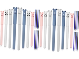 Conjunto De 16 Canetas Esferográficas Apagáveis Stobok Com Desenhos