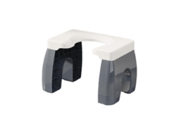 Banquinho para agachamento no vaso sanitário AQUAFORGE, assento removível, antiderrapante e portátil para idosos, adultos e crianças
