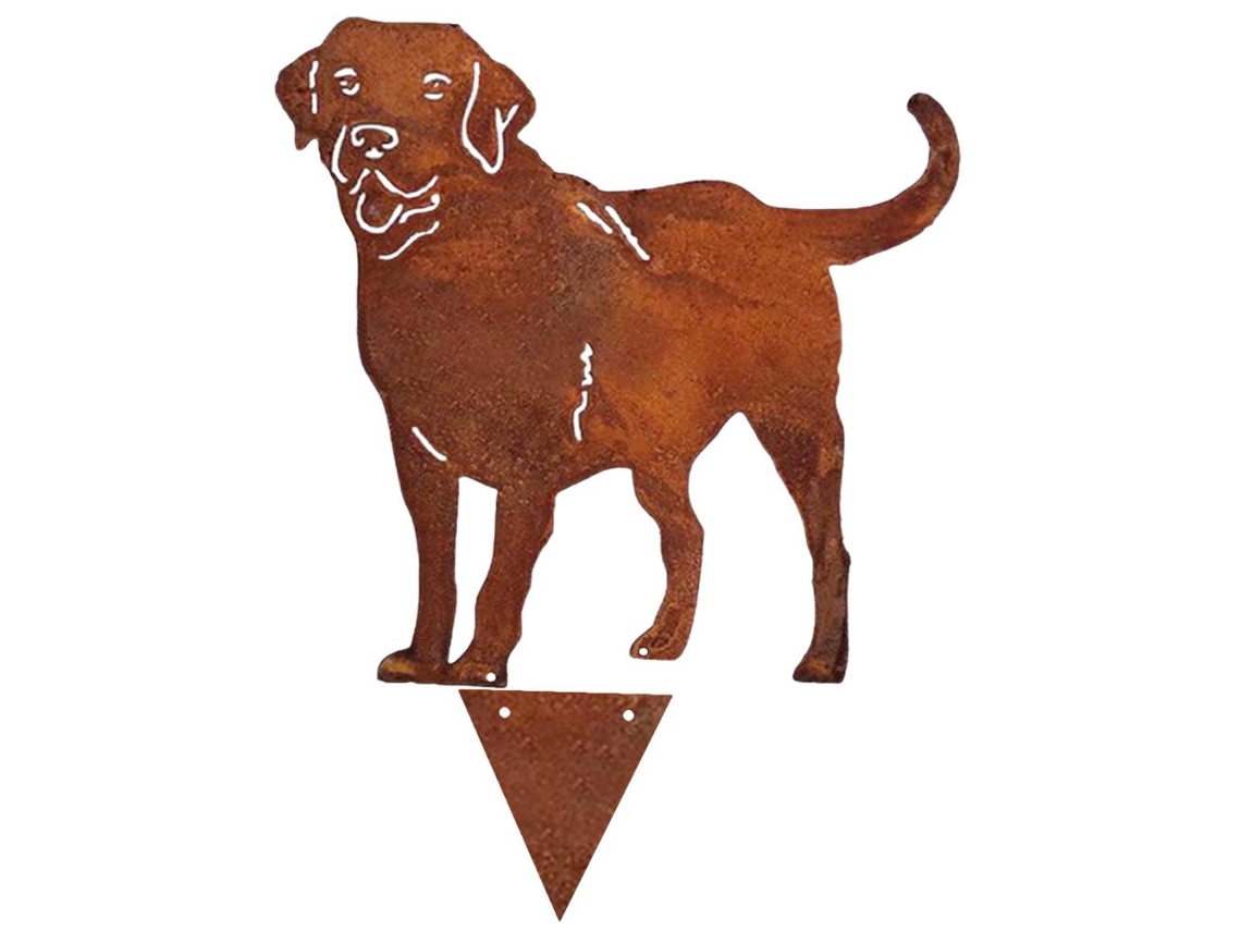 Estacas Decorativas De Metal Para Jardim Cão