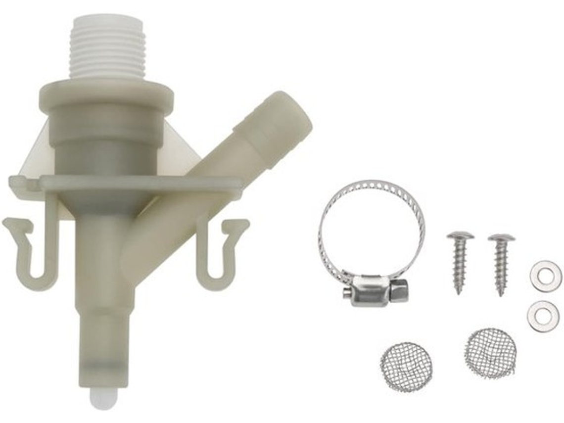 Kit De Válvula De Água Waterkraan - Compatível Com Dometic 300/310/320 - Sealand Toiletten - Filtros De Aço Inoxidável - Instalação Simples - Válvula