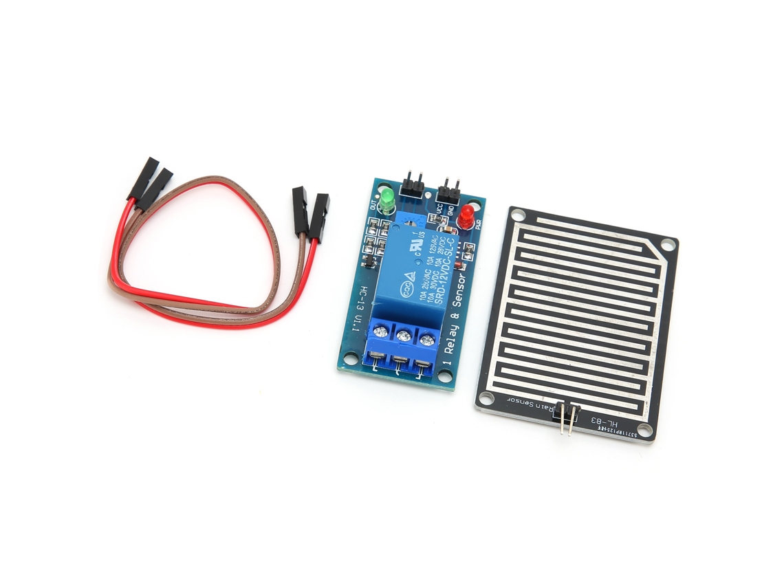 Módulo Sensor De Chuva Com Potenciômetro Ajustável