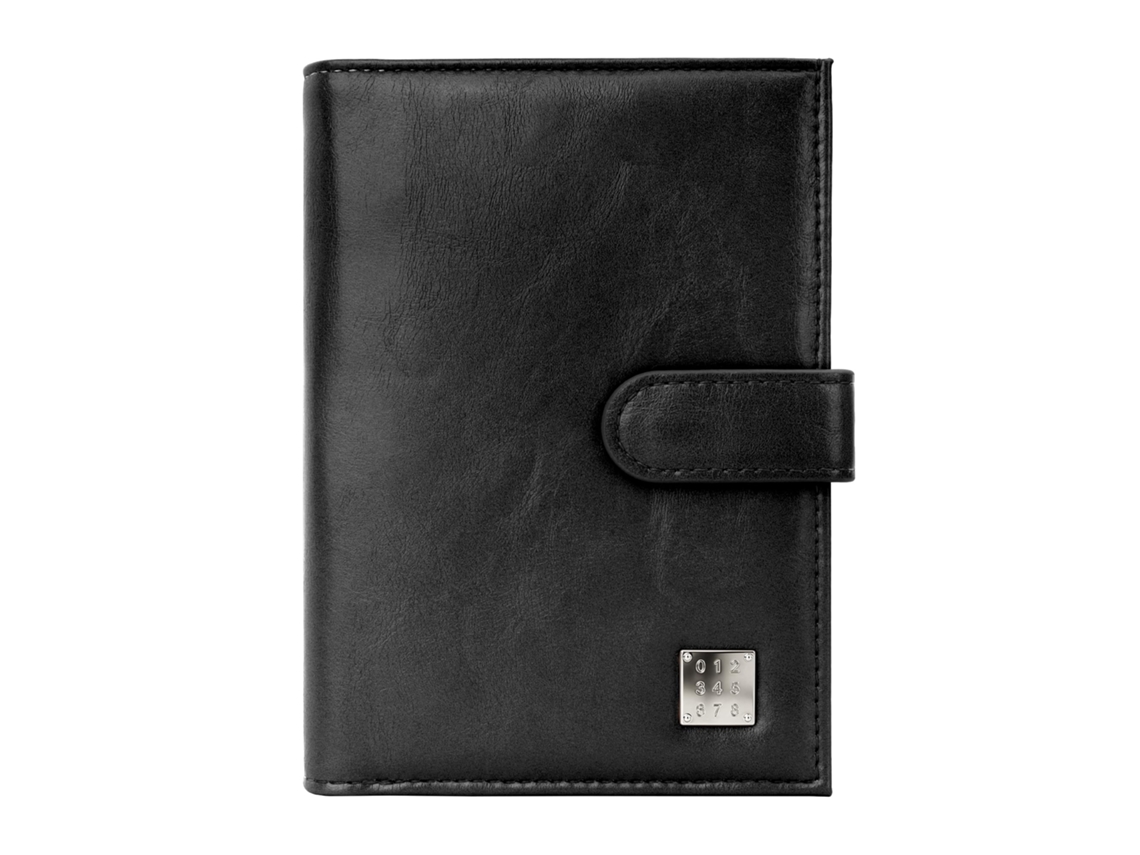 Porta Passaporte De Viagem, Cor Preto, Com Proteção Rfid, Adequado Para Aeroportos, Férias, Cruzeiros E Viagens Profissionais