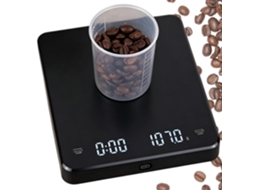 Balança De Café Utensílios Cozinha Alta Precisão | Digital Portátil Ideal Preparo Coado E Confeitaria Em Casa