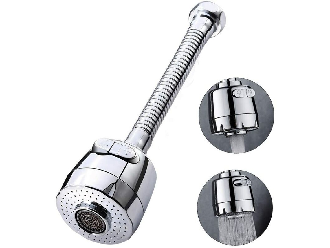 Aerador De Torneira Giratório 360 Graus, Cabeça Cozinha Com 2 Modos Jato Ajustáveis, Filtro Pulverização Para E Banheiro. Aquaforge