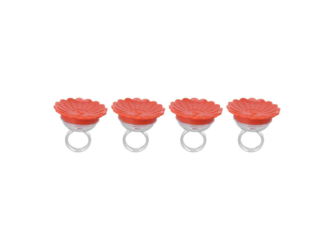 4pcs Comedouro Anel para Beija-flor, Manual, Vibrante e Multifuncional para Exterior