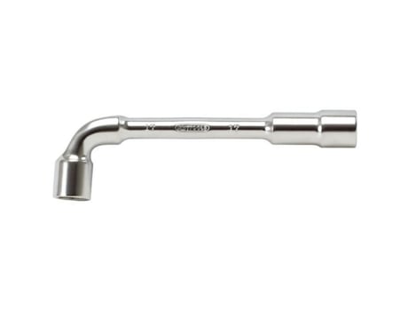 Chave para Tubos Desbloqueada Ks Chromemat 17Mm KSTOOLS 6X6 Pontas Vanádio Cabeça Inclinada de 90