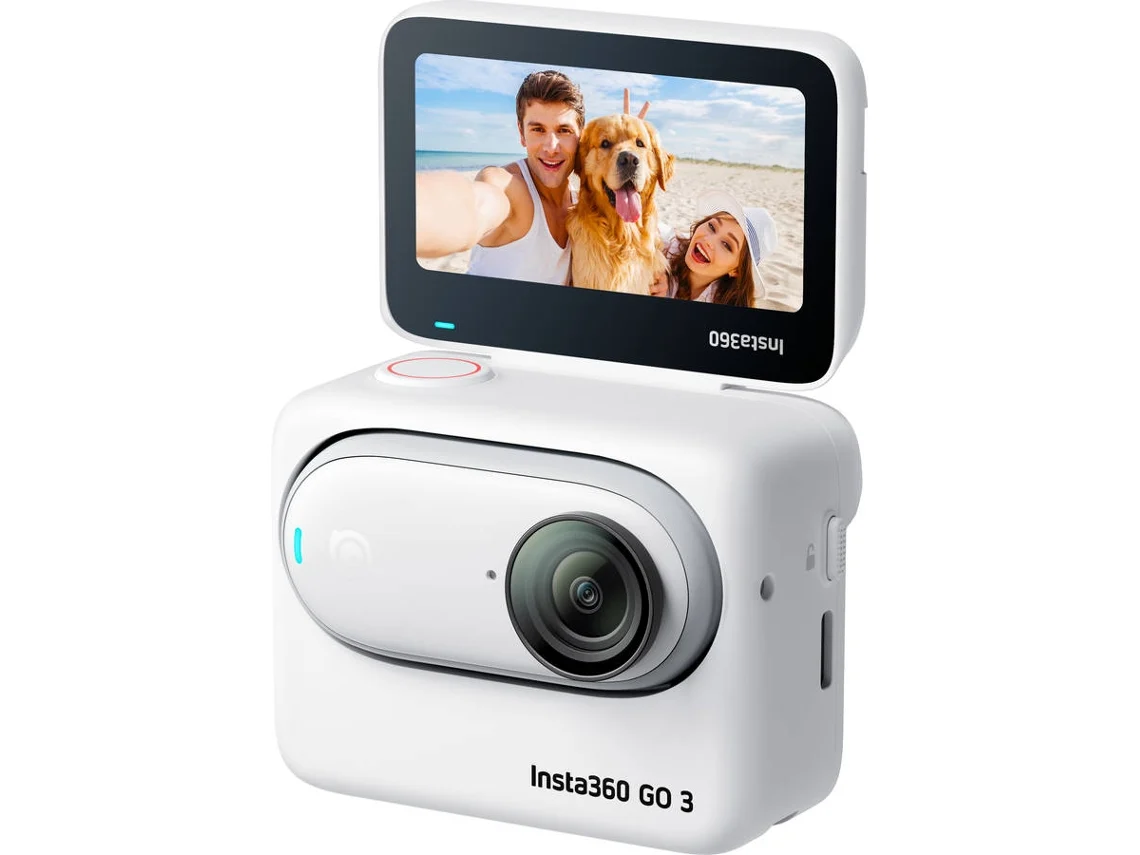Action Cam INSTA360 GO3 Branco (2.7K - 64 GB - Wi-Fi e Bluetooth)