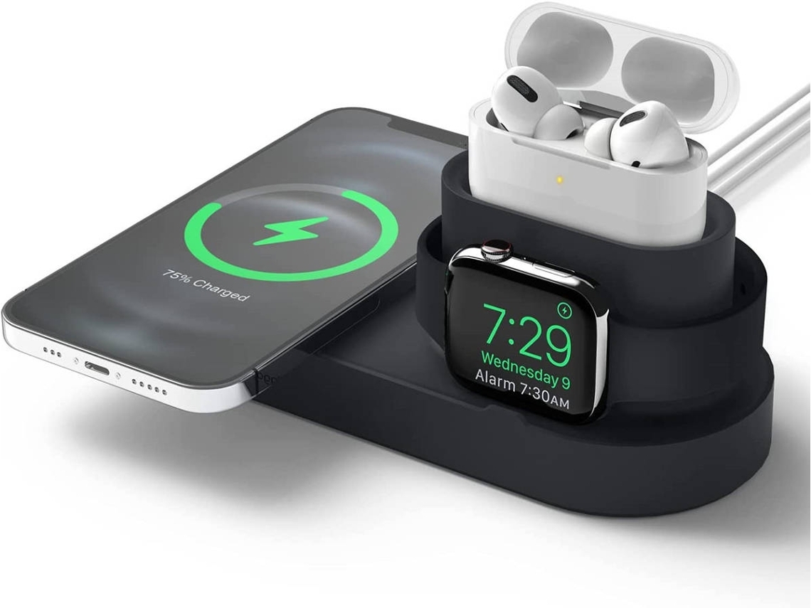 Carregador Sem Estação para iPhone 12 Pro YIZHOOD Branco