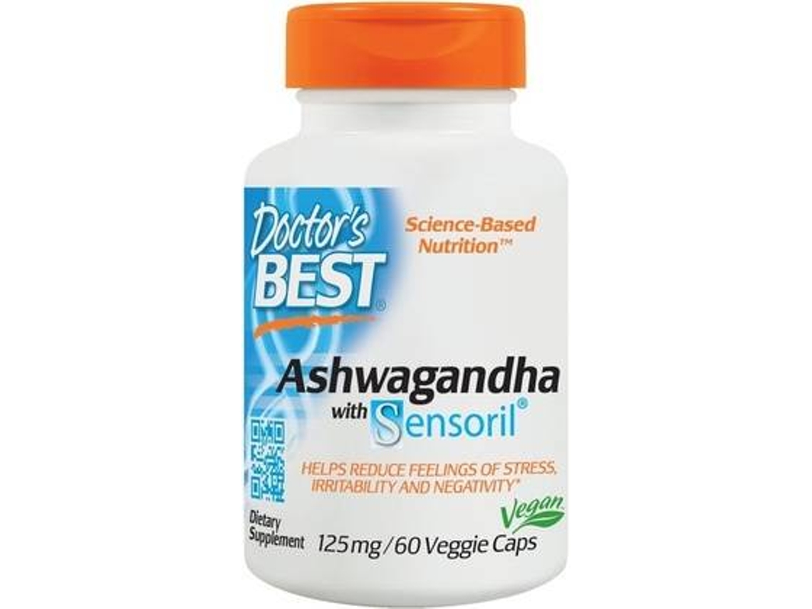 Suplemento Alimentar DOCTOR'S BEST Ashwagandha Com Sensoril (60 cápsulas vegetais)