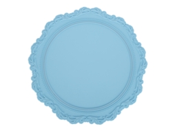 Tapete de Silicone LAXISCREED Estilo Nórdico Azul Claro