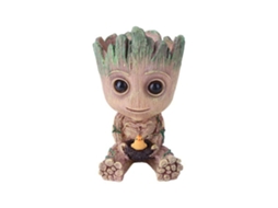 Vaso Decorativo com Furo de Drenagem Baby Groot