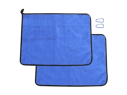 Toalha de Pesca Algodão Absorvente Azul Cinza