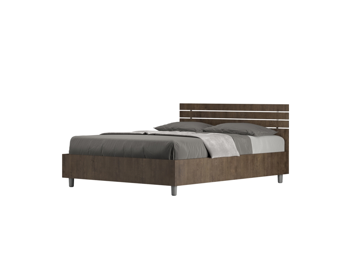Estrado Sem Reta Ripas ITYHOME Castanho (210x50x55cm)