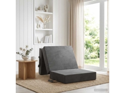 Vidaxl Sofá Cama Dobrável 75 X 63 X 45 Cm Cinzento-escuro