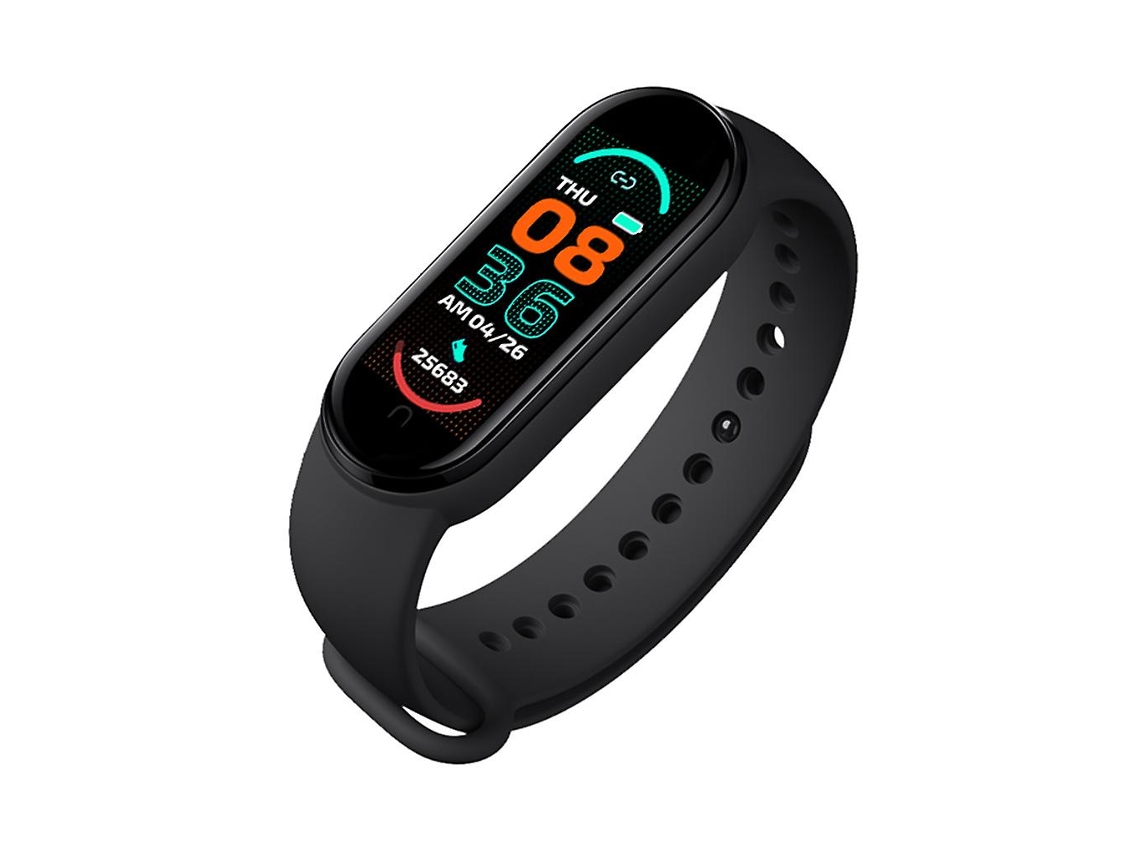 Pulseira inteligente M6 com monitor de frequência cardíaca e lembrete de mensagem Ly Ebike