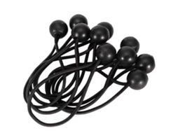 10 Tiras de Borracha com Bola AQUAFORGE