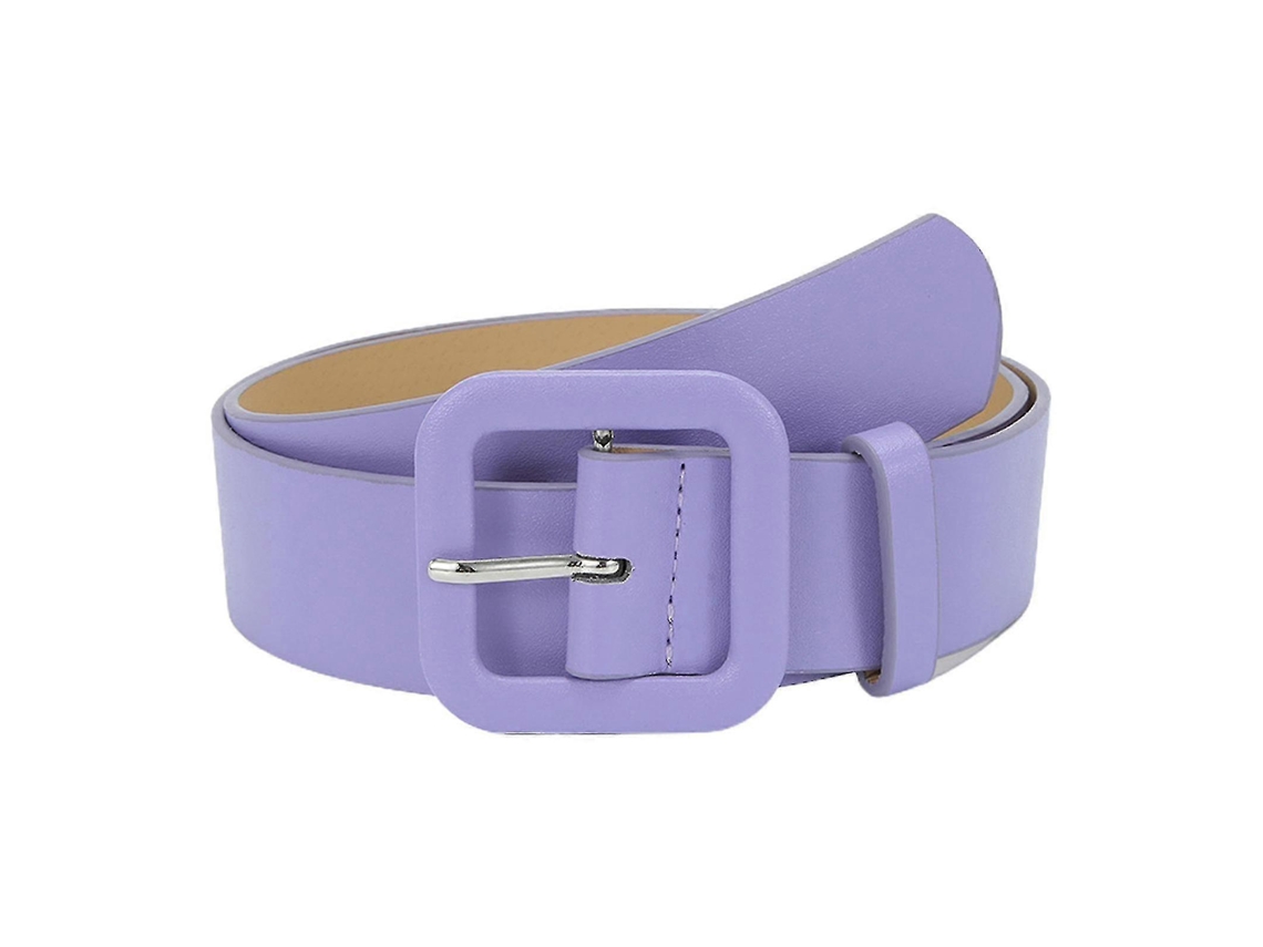 Cinto Feminino Grosso Anti Quebra Ajustável Suave De Couro Falso