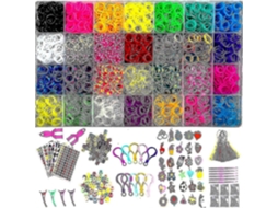 12000 Elásticos Coloridos Para Fazer Pulseiras, Diy Crafts Christmas Gift Tear Kit Set Hengjian