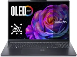 Portátil ACER Swift Go 16 AI SFG16-61-R51G (16'' - AMD Ryzen AI 7 350 - RAM: 32 GB - 1 TB SSD - AMD Radeon Graphics)