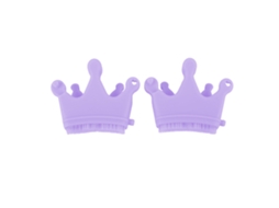 2pcs Separador De Unhas E Pincel Multifuncional De Silicone Para Salão De Unhas Roxo