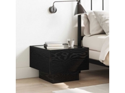 Vidaxl Mesa De Centro Carvalho Preto 40 X 40 X 30 Cm