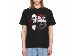 Rockinstone Godfather Rose And Logo Black Adult T-shirt Size:xl