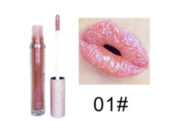 Labial Líquido Hidratante De Longa Duração Com Purpurina Sombra De Olhos Ferramenta De Maquiagem 01