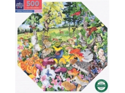 Puzzle Cogumelos Comestíveis 500 Peças Jogo Educativo Eeboo