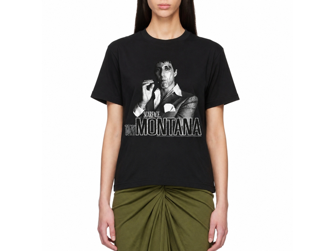 Rockinstone Scarface Movie Tony Black Adult T-shirt Size:xxxl