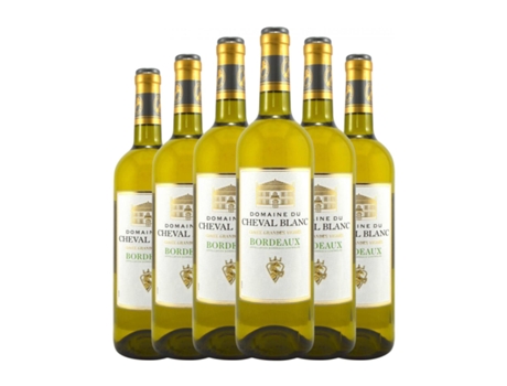 Vinho branco CHAUSSIE DOMAINE DU CHEVAL Chaussie Domaine du Cheval. Blanc Sauvignon Branca Bordeaux (0.75 L - 6 Unidades)