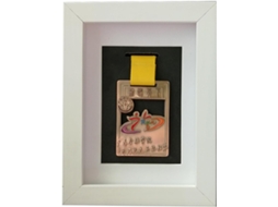 7 Polegadas (1 Medalha)) - Boîte De Stockage De Médailles Pour Coureurs Coureurs, Présentoir Bois Massif,