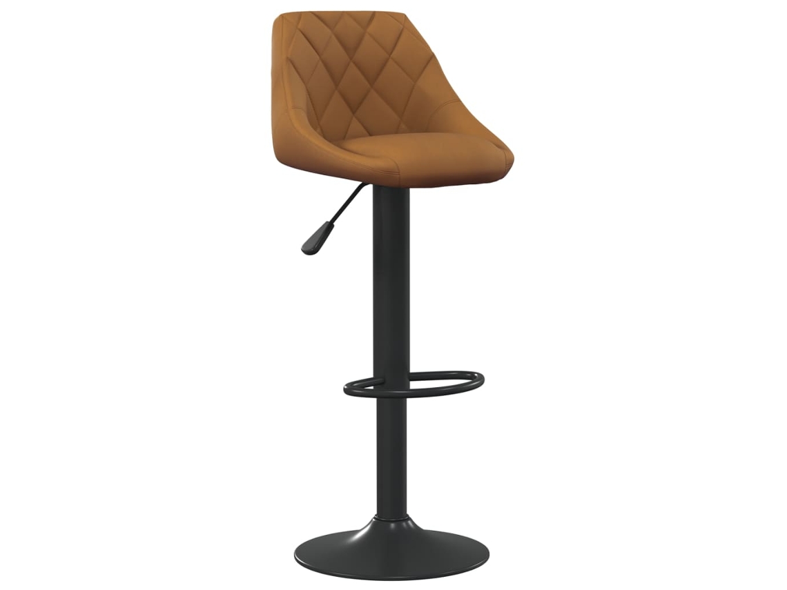 Bar Stool, Bar Stools Vidaxl Marrom Veludo (n/a)