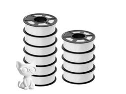 Filamento Para Impressora 3d, Petg De Alta Resistãªncia, Sem Bolhas, Pla Plus 10wt Oem