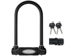 Cadeado em U para bicicleta Master Lock 8195eurdprocolwr em aço temperado, com chave, Slowmoose vermelho