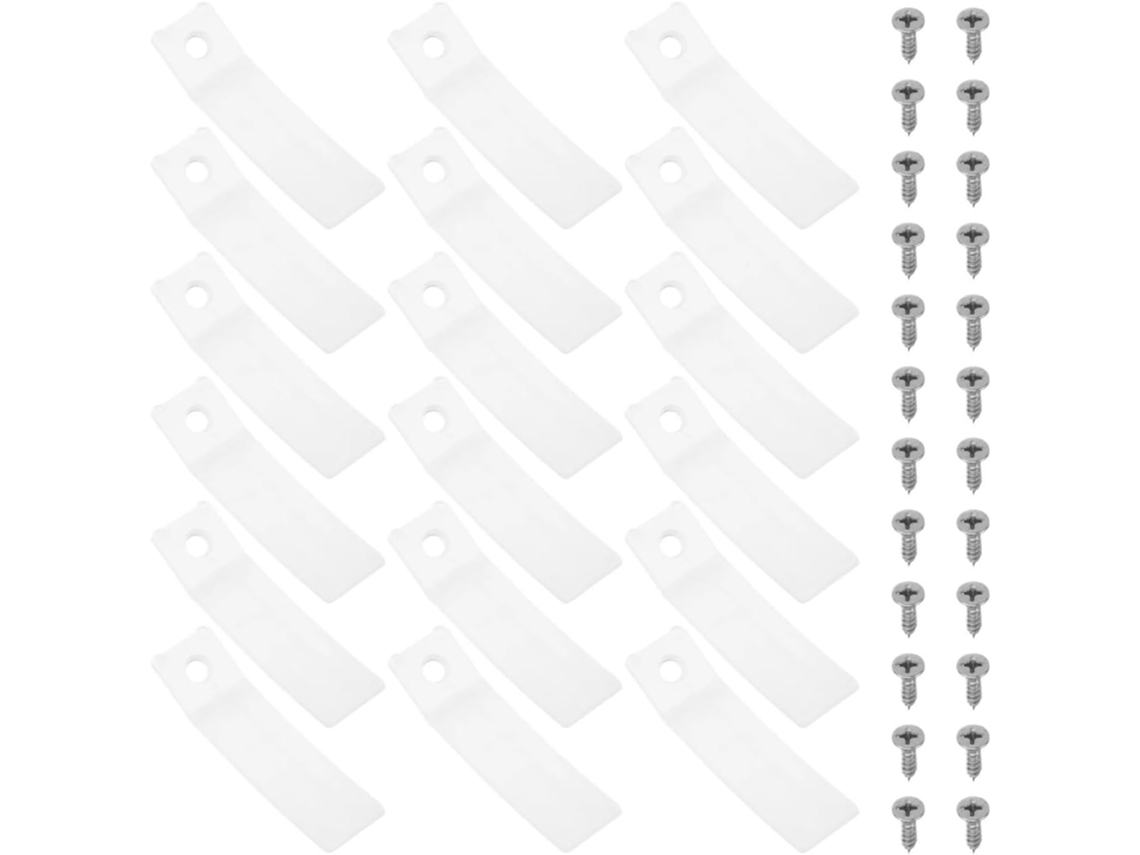 100 Peças De Batentes Gaveta Plástico Transparente Antiderrapantes Para Cômoda, Armário, Guarda Roupa, Organizador De