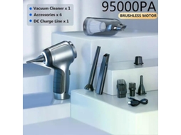 Aspirador De Pó Portátil Sem Fio Para Carro 95000pa, Mini Aspirador De Pó Com Sucção Forte Para Limpeza De Teclado De Carro, Casa Aquaforge