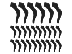 20 Pares de Capas Antiderrapantes Silicone para Óculos, Suporte Ganchos Antiderrapante S Clipe Capa Ó GOKOCO