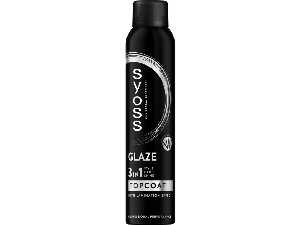Spray Cabelo Glaze Top Coat 3 Em 1 Syoss