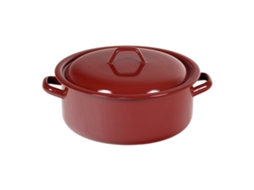 Cacerola esmalte marron 14 cm