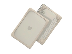 Lurelia Capa Protetora Para Portáteis De Tpu Pc Bicolor Para Macbook Air 13,3 Polegadas A1932 (cáqui) (2018)