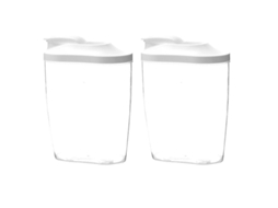 2 Unidades De Recipientes De Plástico Allinless