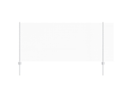 Conjunto 1 Painel De Cerca Vidaxl Prateado Aço (10 X 1 M)