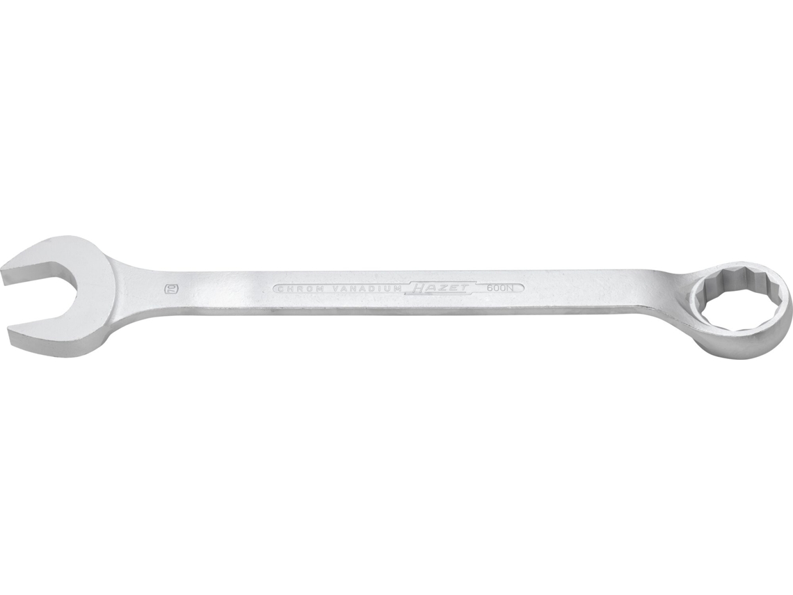 Chave combinada HAZET 600N-70: perfil hexagonal exterior duplo 70 mm