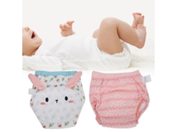 Primerox calcinhas de Treinamento Sanitário Lavável Bebê Algodão Super Absorvente Bunny 90 (2pcs)