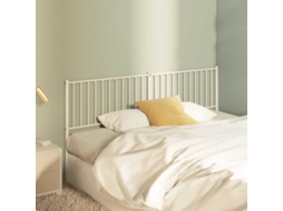 Vidaxl Cabeceira De Substituição 180 Cm Metal Branco