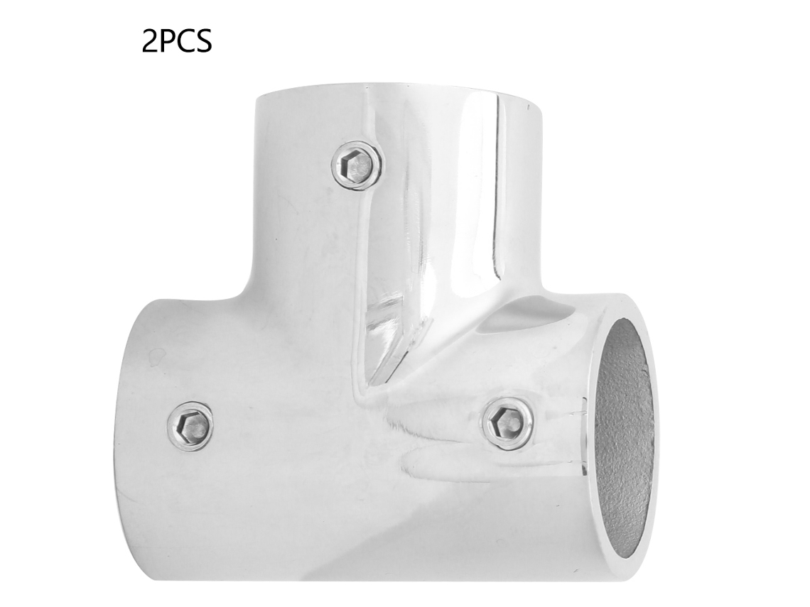 Laxiscreed Encaixe De Tubo Em Aço Inox 316 De 25mm Com 3 Vias E Ângulo De 90° Para Sistemas Hidráulicos