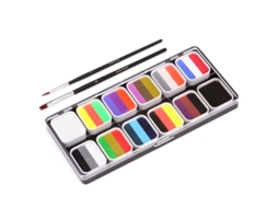 Kit de Pintura Facial Profissional 12 Cores S/MARCA