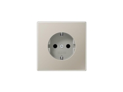 Tomada Alemã 16a 250v Aço Jung Es1521ki