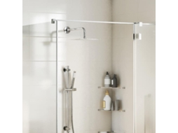 Vidaxl Cabeça De Chuveiro Quadrada Em Aço Inoxidável 304 25x25 Cm