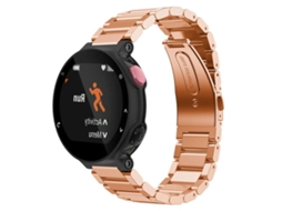 Bracelete para Garmin XIAOMOYU Forerunner 220 / 735 / 735xt / 230 / 235 Metal Liberação Rápida Três Contas Ouro Rosa